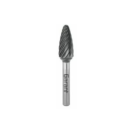 Garant Master Steel Carbide Burr for Steels, Coarse, AlCrN Coated, Type: F1225 547400 F1225